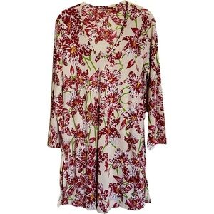 LYGIA & NANNY Floral Colorful Slip Dress Size Medium